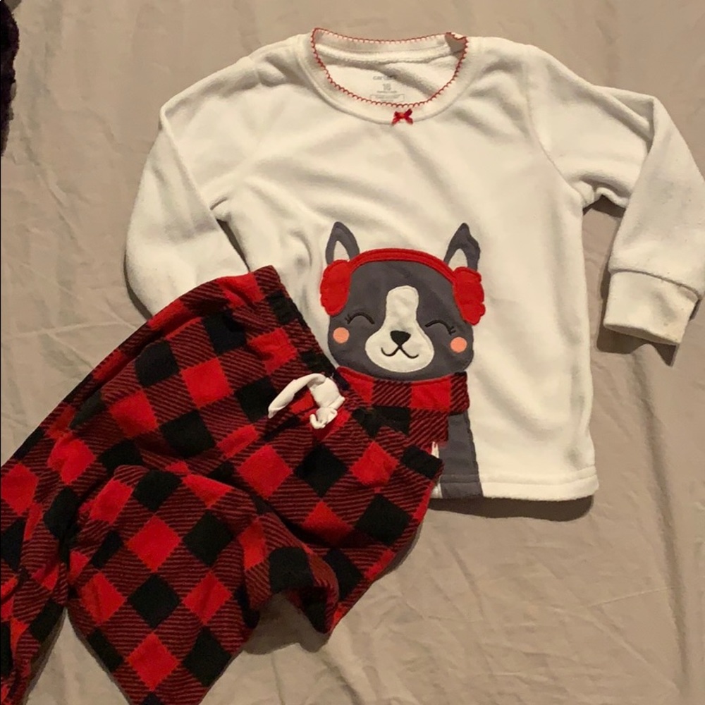 Carters 18 mo fleece pajamas